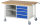 RAU Fahrbare Werkbank 8463, B1500xT900xH880mm, 4xSchublade-TA, 05-8463A2-159B4S.11