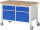RAU Fahrbare Werkbank 8466, B1250xT700xH880mm, 2xSchublade-TA, 2xTüren, 05-8466A2-127B4S.11