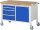 RAU Fahrbare Werkbank 8470, B1250xT700xH880-1080mm, 4xSchublade-TA, 1xTür, 05-8470A2-127B4H.11
