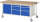 RAU Fahrbare Werkbank 8570, B2000xT900xH880-1080mm, 6xSchublade-TA, 1xTür, 05-8570A2-209B4H.11