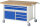 RAU Fahrbare Werkbank 8922, B1500xT900xH920-1120mm, 5xSchublade-TA, 1xTür, 05-8922A2-159B4H.11