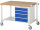RAU Fahrbare Werkbank 8162, B1250xT900xH880mm, 4xSchublade-VA, 15-8162A6-129B4S.11