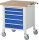 RAU Fahrbare Werkbank 8171, B750xT700xH880-1080mm, 5xSchublade-VA, 15-8171A2-077B4H.11