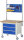 RAU Fahrbare Werkbank 8171, B750xT700xH880-1080mm, 5xSchublade-VA, 15-8171A2-077B4H.11
