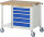 RAU Fahrbare Werkbank 8171, B1000xT700xH880-1080mm, 5xSchublade-VA, 15-8171A6-107B4H.11