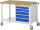 RAU Fahrbare Werkbank 8171, B1250xT700xH880-1080mm, 5xSchublade-VA, 15-8171A6-127B4H.11