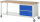 RAU Fahrbare Werkbank 8255, B2000xT700xH880-1080mm, 2xSchublade-VA, 15-8255A6-207B4H.11