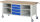 RAU Fahrbare Werkbank 8566, B2000xT700xH880mm, 4xSchublade-VA, 15-8566A2-207B4S.11