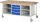 RAU Fahrbare Werkbank 8566, B2000xT900xH880mm, 4xSchublade-VA, 15-8566A2-209B4S.11