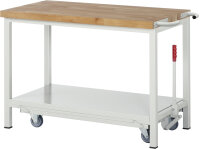 RAU Werkbank mit Fahrgestell 8000-6, B1250xT700xH880mm,...
