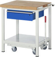 RAU Werkbank mit Fahrgestell 8001, B750xT700xH880mm,...