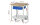 RAU Werkbank mit Fahrgestell 8001, B750xT700xH880mm, 1xSchublade-TA, 05-8001A6-077B4F.11