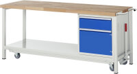 RAU Werkbank mit Fahrgestell 8152, B2000xT700xH880mm,...