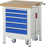 RAU Werkbank mit Fahrgestell 8171, B750xT700xH880mm,...
