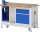 RAU Werkbank mit Fahrgestell 8181-6, B1250xT700xH880mm, 1xSchublade-TA,1xSSK,1xTür, 05-8181A6-127B4F.11
