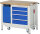 RAU Werkbank mit Fahrgestell 8185, B2000xT700xH880mm, 4xSchublade-TA, 1xSSK, 05-8185A6-207B4F.11