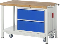 RAU Werkbank mit Fahrgestell 8255, B1250xT700xH880mm,...