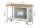 RAU Werkbank mit Fahrgestell 8255, B1250xT700xH880mm, 2xSchublade-TA, 05-8255A6-127B4F.11