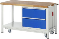 RAU Werkbank mit Fahrgestell 8255, B1500xT700xH880mm,...