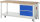 RAU Werkbank mit Fahrgestell 8255, B2000xT700xH880mm, 2xSchublade-TA, 05-8255A6-207B4F.11