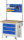 RAU Werkbank mit Fahrgestell 8262, B1000xT700xH880mm, 4xSchublade-TA, 05-8262A2-107B4F.11