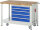 RAU Werkbank mit Fahrgestell 8271, B1250xT700xH880mm, 5xSchublade-TA, 05-8271A6-127B4F.11