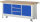 RAU Werkbank mit Fahrgestell 8569, B2000xT700xH880mm, 3xSchublade-TA, 1xTür, 05-8569A2-207B4F.11