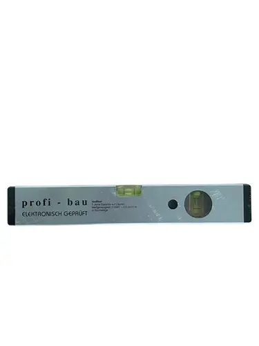 Profibau Wasserwaage 70977 silber, 1.200 mm, Aluminium-Rechteckprofil