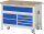 RAU Werkbank mit Fahrgestell 8921, B1250xT700xH920mm, 5xSchublade-TA, 05-8921A2-127B4F.11