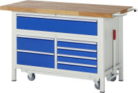 RAU Werkbank mit Fahrgestell 8921, B1500xT700xH920mm,...