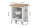 RAU Werkbank mit Fahrgestell 8157, B750xT700xH880mm, 3xSchublade-VA, 15-8157A2-077B4F.11