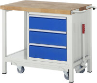 RAU Werkbank mit Fahrgestell 8157, B1000xT700xH880mm,...