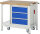 RAU Werkbank mit Fahrgestell 8157, B1000xT700xH880mm, 3xSchublade-VA, 15-8157A6-107B4F.11