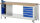 RAU Werkbank mit Fahrgestell 8187, B2000xT700xH880mm, 5xSchublade-VA, 1xSSK, 15-8187A6-207B4F.11