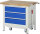 RAU Werkbank mit Fahrgestell 8257, B1000xT700xH880mm, 3xSchublade-VA, 15-8257A2-107B4F.11