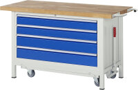 RAU Werkbank mit Fahrgestell 8362, B1500xT700xH880mm,...