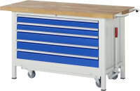 RAU Werkbank mit Fahrgestell 8371, B1500xT700xH880mm,...