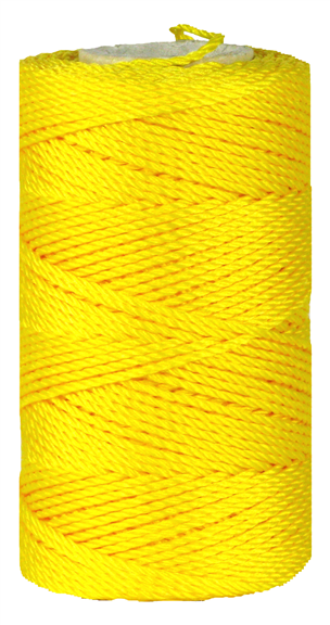 Lot-Maurerschnur 100 m Rolle, 1,4 mm,gelb,Polypropylen