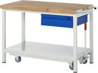 RAU Werkbank mit Fahrgestell 8001I6, B1250xT700xH880mm,...