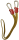 Profibau Flach-Spanngummi mit Karabinerhaken 71082 gelb, 19 mm breit, 0,75 m lang