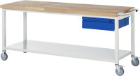 RAU Fahrbare Werkbank 8001I6, B2000xT700xH880mm,...