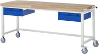 RAU Fahrbare Werkbank 8002I1, B2000xT700xH880mm,...