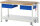 RAU Werkbank mit Fahrgestell 8002I6, B1500xT700xH880mm, 2xSchublade-TA, 05-8002I6-157R4F.11