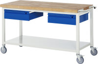 RAU Fahrbare Werkbank 8002I6, B1500xT700xH880mm,...