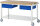 RAU Fahrbare Werkbank 8002I6, B1500xT700xH880mm, Ablageboden Metall, 2xSchublade-TA, 05-8002I6-157R4S.11
