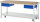 RAU Werkbank mit Fahrgestell 8002I6, B2000xT700xH880mm, 2xSchublade-TA, 05-8002I6-207R4F.11