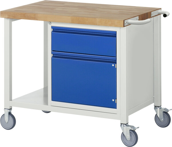RAU Fahrbare Werkbank 8152I6, B1000xT700xH880mm, 1xSchublade-TA, 1xTür, 05-8152I6-107R4S.11