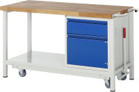 RAU Werkbank mit Fahrgestell 8152I6, B1500xT700xH880mm,...