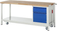 RAU Werkbank mit Fahrgestell 8152I6, B2000xT700xH880mm,...