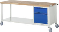 RAU Fahrbare Werkbank 8152I6, B2000xT700xH880mm,...